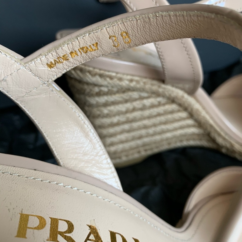 SOLD! Prada Espadrille Wedge - Picture 5 of 6